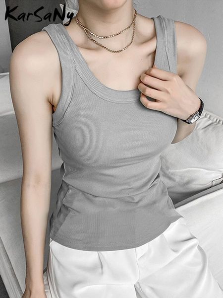 

camisoles tanks karsany summer tank women's cotton women's t-shirt sleeveless casual white lace tank women's retro 230410, Black;white