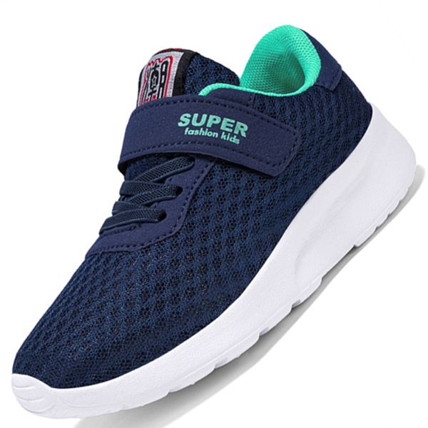 

sneakers kids mesh boys girls breathable sports running shoes spring autumn leisure trainers children casual walking 230408, Black;red