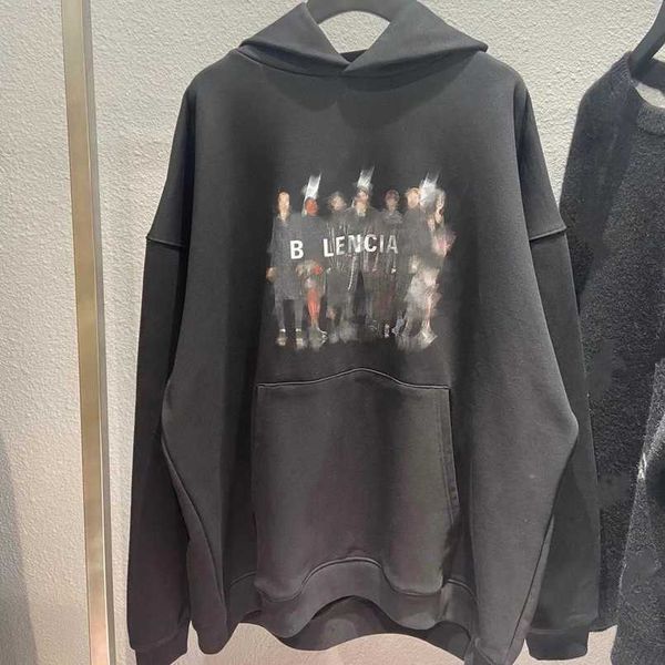 

2023 womens designer t shirt tracksuit shirt distinguish between original version of market the family like a printed couple's round ne, Black