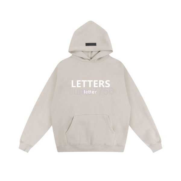 

designer mens hoodies sweatshirts long sleeve essentail pullover hooded letter crewneck casual men hoody asian size yv33, Black