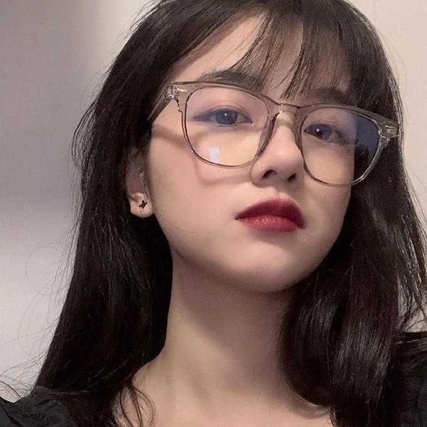 

fashion simple glasses frame ins vintage mi nail personalized box anti blue ray