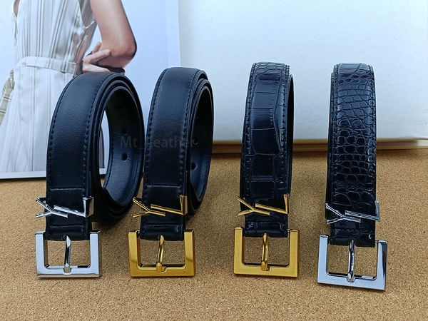 

belt for women genuine leather 3cm width men designer belts s buckle cnosme womens waistband luxury 95-115cm designer belt woman, Black;brown