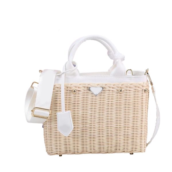 

shoulder bag designer tote bag designer handbag crossbody bag women's bag new straw braided bag exquisite handmade bamboo braided noble