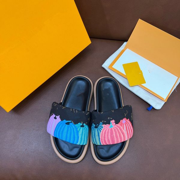

designer slippers slides sandals summer flats real leather platform shoes ladies beach effortlessly stylish slides straps, Black