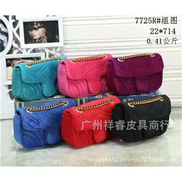 

evergreen suede women's bag horizontal square solid water ripple soft handle single shoulder crossbody