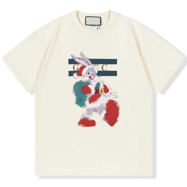 

womens designer t shirt tracksuit shirt correct version summer cartoon print relaxed crewneck tee, White;black