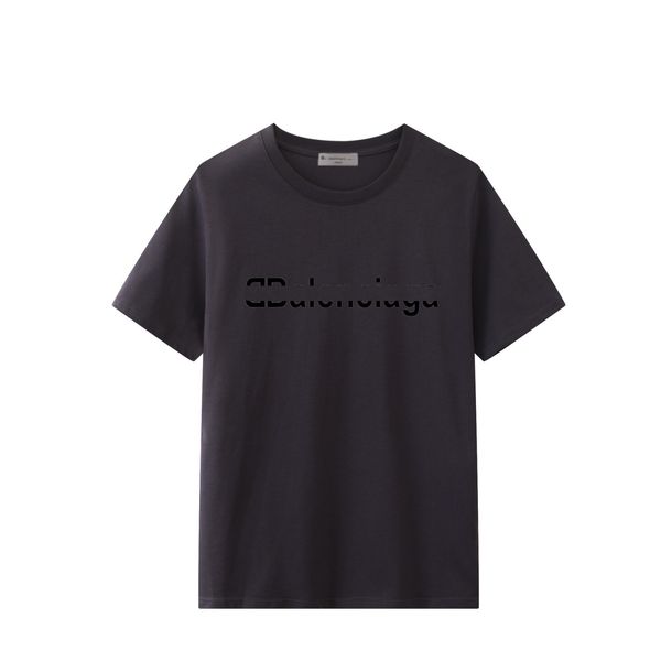 

designer t shirt mens t shirt baba letter laminated print short sleeve high street loose oversize casual t-shirt 100% pure cotton for men a, White;black