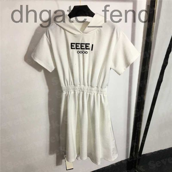 

skirts&skorts designerwomens hooded dresses fashion sweatshirt embroidered letter casual skirts elastic hollow waist dresse kd2m