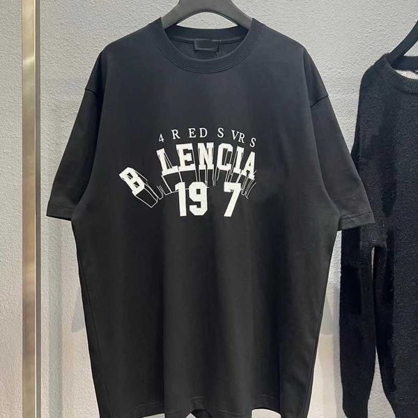 

womens designer t shirt shirt high edition differentiation market summer personalized house printed sleeve loose tee, White;black