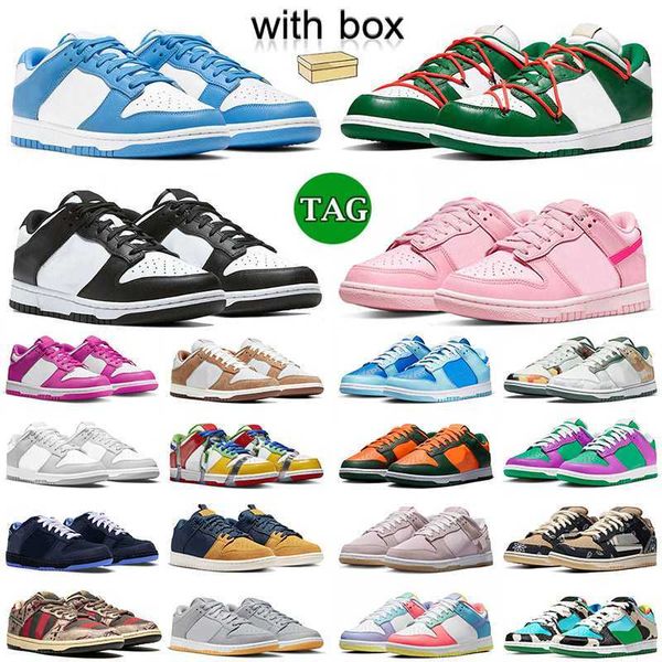 

panda low dunks designer casual shoes plate-forme sneakers triple pink lobster dunks freddy krueger sandy bodecker mens women trainers with, Black