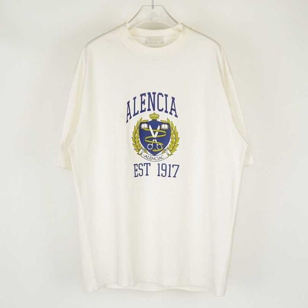 

designer women's clothing 20% off shirt {straight} family crack print t-shirt white 1917 loose fit band perforated sleeve, White;black