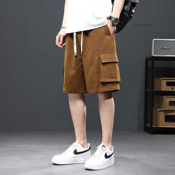 

men's shorts workwear summer thin plus size pants straight sleeve loose sweatpants ins fashion casual capris dzbb 6 ksyr, White;black