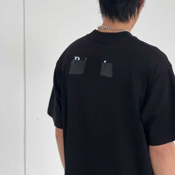 

designer new women t shirt shirt sleeve crew neck t-shirt trendy loose stereo embroidery print couple tee, White;black