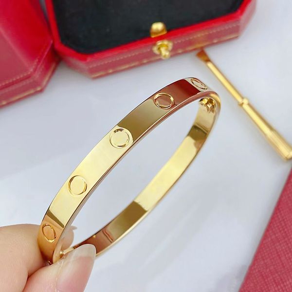 

luxury screwdriver love bracelet fashion women men bracelet neutral cuff screw bracelet 316l stainless steel gold jewelry, Golden;silver