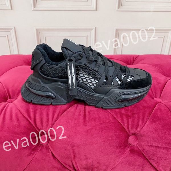 

new luxury casual fashion shoe designer men woman luxury colors and styles breathable designer massage outdoor air sports trainers shoes fen, Black