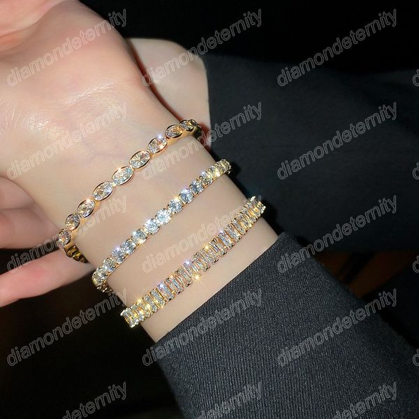 

fashion charm bracelets jewelry stylish minimalist and personalized bracelet spring new geometric zircon bracelet elegant and stylish design, Golden;silver