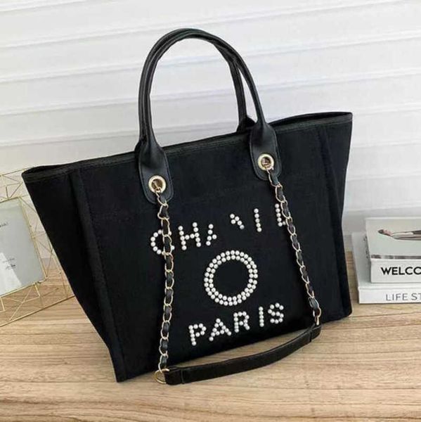 

women's fashion luxury channel evening bags brand handbag classic canvas beach bag designers large backpacks capacity small chain packs, Black;red