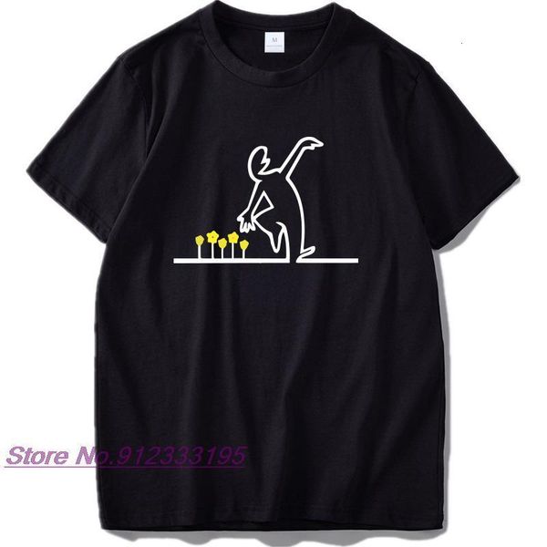 

men's t-shirts large space roller coaster t-shirt balum la linea fun t-shirt 100% cotton soft fabric tee graphic eu size 230410, White;black