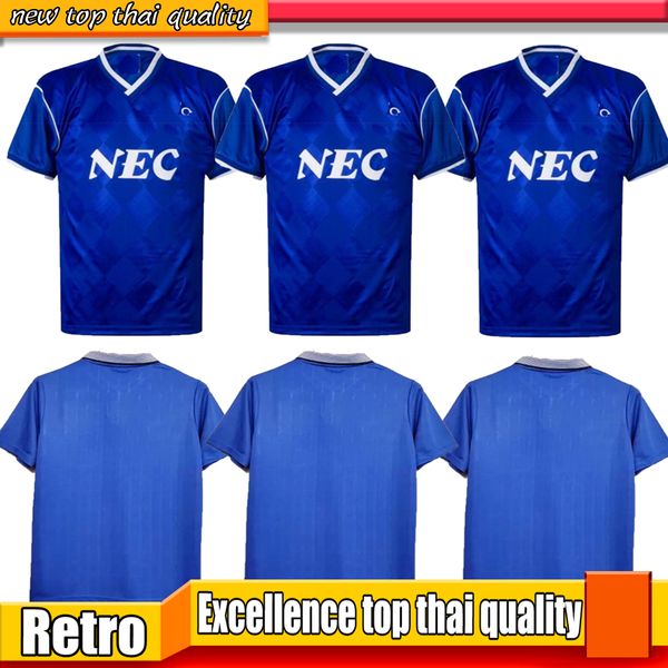 

1985 1995 retro rideout soccer jerseys ferguson rotterdam efc kanchelskis limpar 86 87 88 hinchcliffe jackson stuart horne home away footbal, Black;yellow