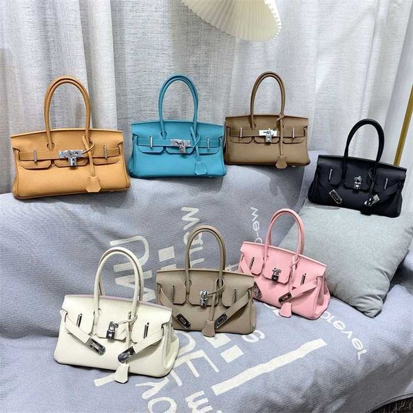 

togo cowhide hand sewn classic bag horizontal handbag handheld one shoulder woman