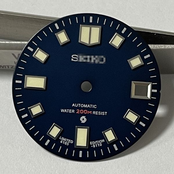 

repair tools kits tuna 6105 dial suitable for nh35a movement diving watch modified from japan c3 glow 230410