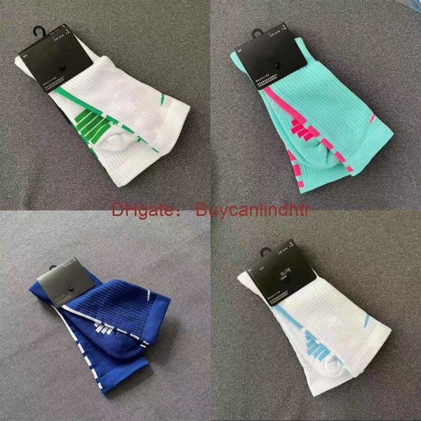 

classic fashion men socks hook brand color stitched men's women's long tube sports training sock street couple middle tubes luxury, Black
