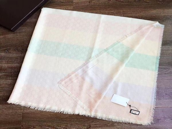 

new design bright silver scarf fashion women039s wool and cotton scarf brand women039s triangle classic shawl 140140cm1300501, Blue;gray