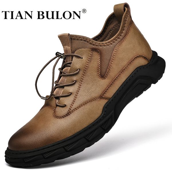 

genuine leather men casual shoes designer mens sneakers luxury brand leisure shoe men soft tenis masculino zapatillas hombre, Red;white