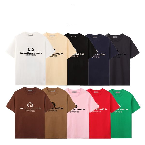 

summer mens t shirts women t shirts luxury black fashion designer 2023 summer t shirts100% cotton casual with brand letter short sleeve size, White;black