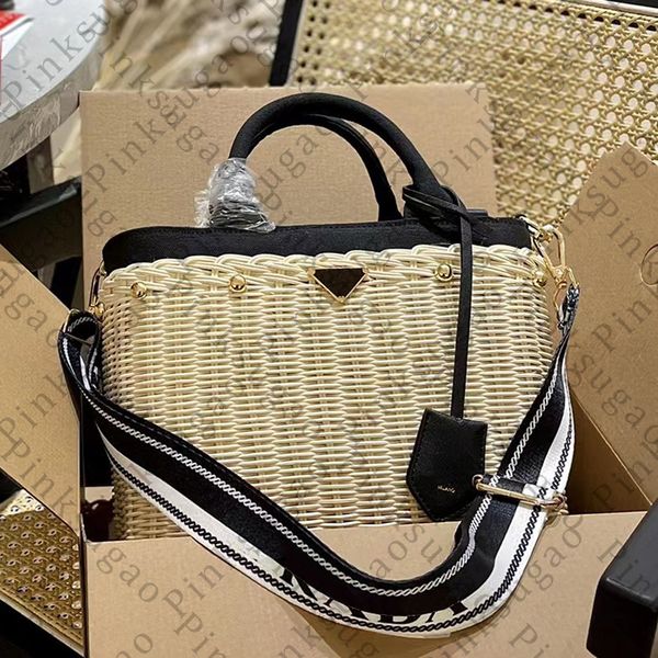 

pink sugao women tote shoulder crossbody bags handbags luxury large capacity fashion knit purse shopping bag wxz-230410-165