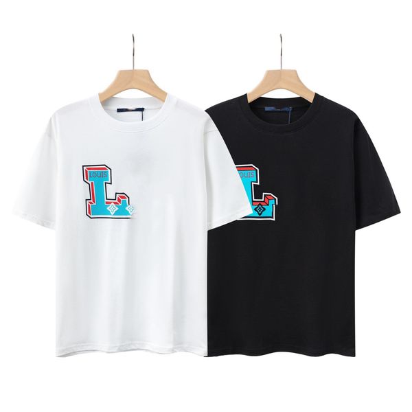 

men designer t shirt luxury black fashion designer summer t shirts100% cotton summer fashion casual with brand letter short sleeve size xs, White;black