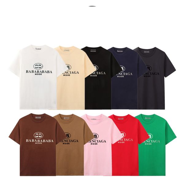 

summer mens t shirts women t shirts luxury black fashion designer 2023 summer t shirts100% cotton casual with brand letter short sleeve size, White;black