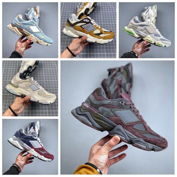 

2023 9060 joe freshgoods men women running shoes suede 1906r designer penny cookie pink baby shower blue sea salt outdoor trail sneakers siz, Black