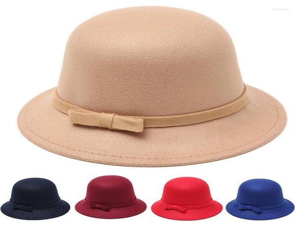 

berets vintage fall winter fashion warm wool felt women39s fedoras hats bow bucket cap hat not deformed caps for womenberet2558999, Blue;gray