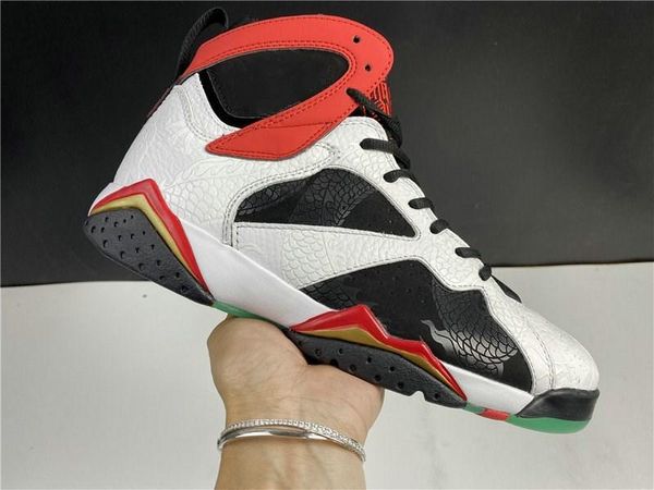 

2023 basketball shoes released jumpman 7 greater china white chile red black metallic gold fashion chaussures trainers quality