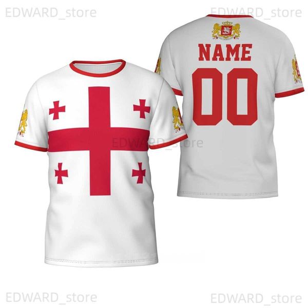 

diy tees polos custom name number georgia country flag t-shirts clothes t shirt men women tees for soccer football fans gift us size t23041, Black