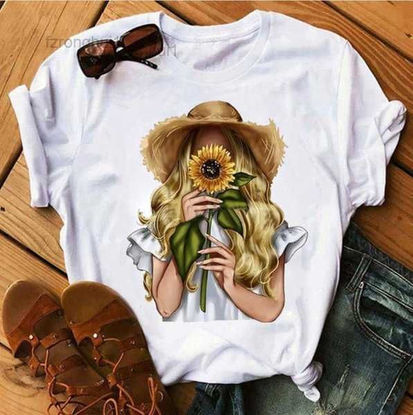 

women's t-shirt retail plus size s-3xl designer womens summer fashion white letter printed short sleeve loose clothing 1 t9py