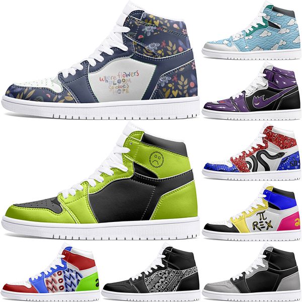 

new Customized Shoes 1s DIY shoes Basketball Shoes damping males females Anime Character Customization Personalized Trend Outdoor Basketball sports