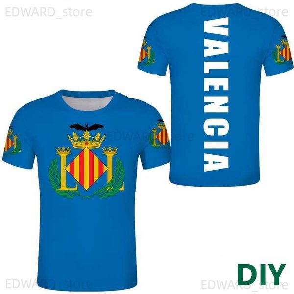 

diy tees polos valencia soccer jersey football t shirt valencia fc valencia kit kids child football club custom quick-drying t-shirt t230413, Black