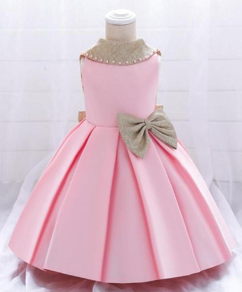 

girl039s dresses summer ceremony 1st birthday dress for baby girl clothes beading wedding princess ball gown party infant vesti4028828, Red;yellow