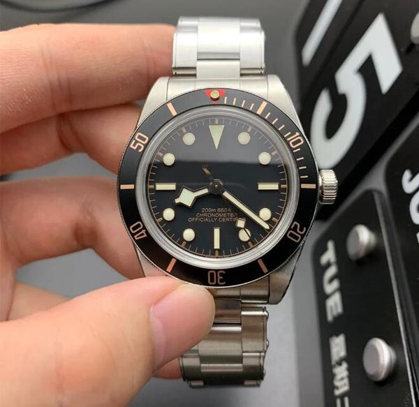

U1 Top AAA Black Bay M79230N-0002 BB58 Quality Superclone Factory Rivet Band Watches 41mm Men Automatic nical Movement Sapphire Wristwatch, Taupe