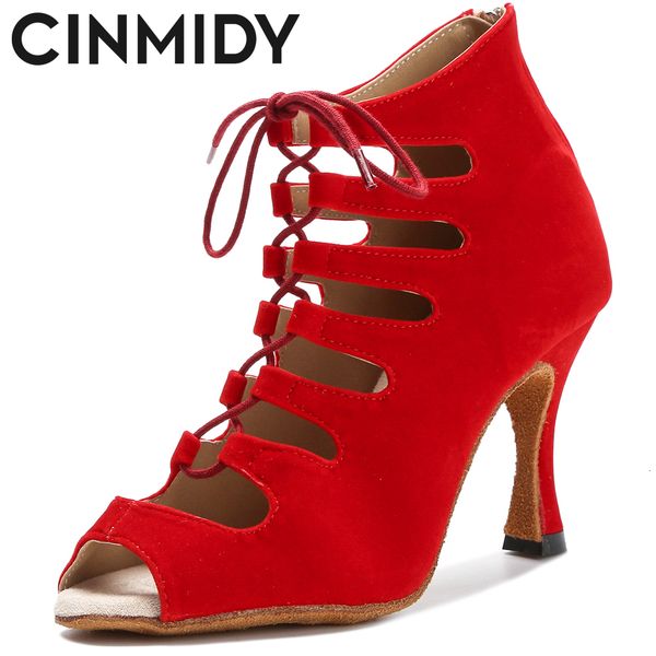 

dance shoes black latin dance shoes women tango salsa rumba ballroom satin dance boots women red pole dance shoes ladies high heels 230411