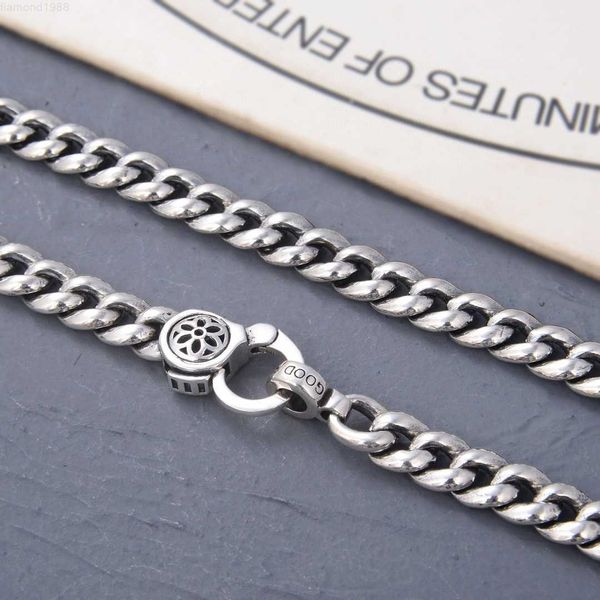 

oem custom 55cm 59g 925 sterling silver necklace cuban chain necklace for man women boyfriends
