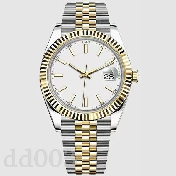 

mens wimbledon watch automatic mechanical designer watches 36/41mm movement reloj ladies pink cute girl datejust moissanite wristwatches 126, Slivery;brown