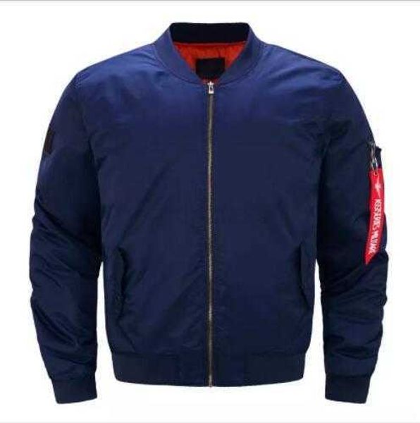 

mens jackets autumn winter male solid color coats spring ma1 bomber jakcet mans pilot outerwear 363wl, Black;brown