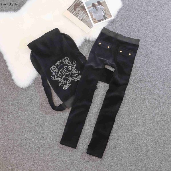 

juicy apple tracksuit women two piece set casual sportswear new autumn long sleeve hoodie sweatshirt and sweatpants female sets, Gray