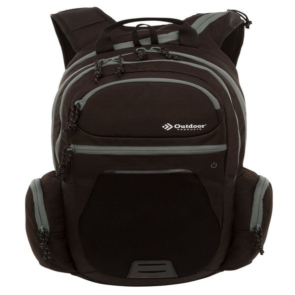 

hydra-lit 16.5 ltr hydration backpack, 2-liter reservoir, black, unisex