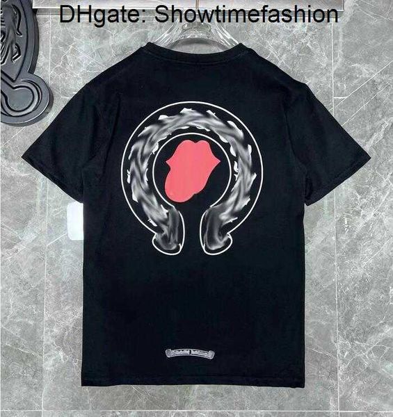 

mens classic t shirt heart fashion ch brand letter sanskrit cross pattern sweater t-shirts designers chromes pullover cotton tshirts, White;black