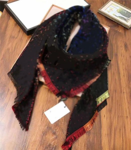 

fashionable women039s shawl 140140cm latest rainbow bright gold and silver yarn wool yarndyed scarf2310838, Blue;gray