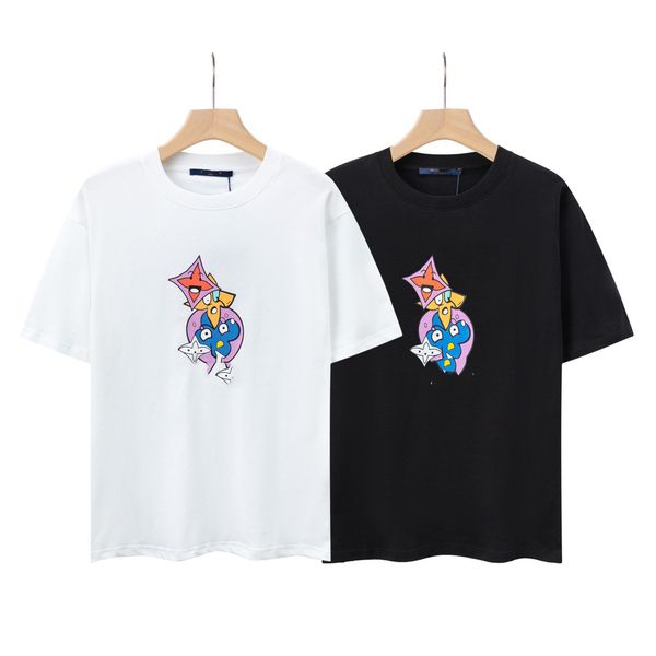 

men's t-shirts designer t shirt letter printed high street tees big v men women short sleeve hip hop style loose crew neck short sleeve, White;black